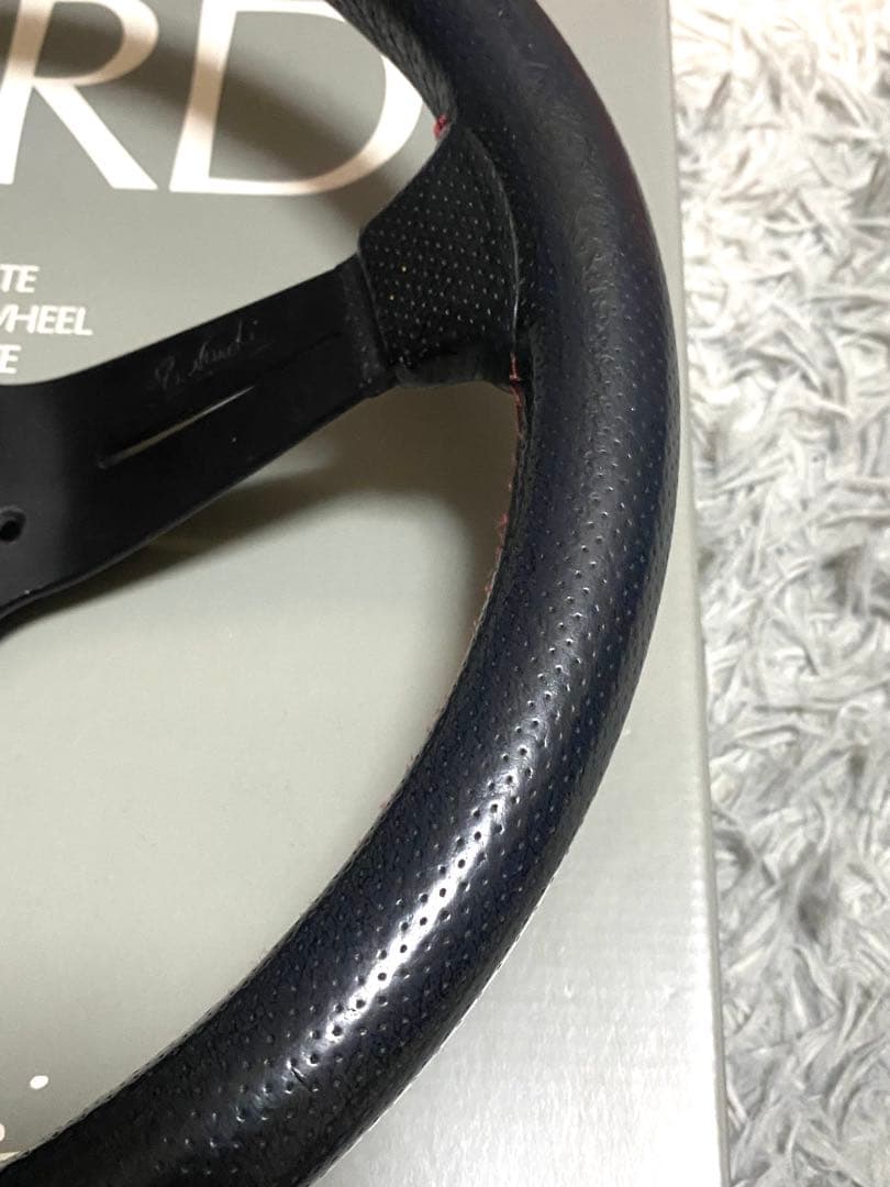 NARDI パンチングレザーステアリング35Φ 即決大歓迎　ナルディ　希少