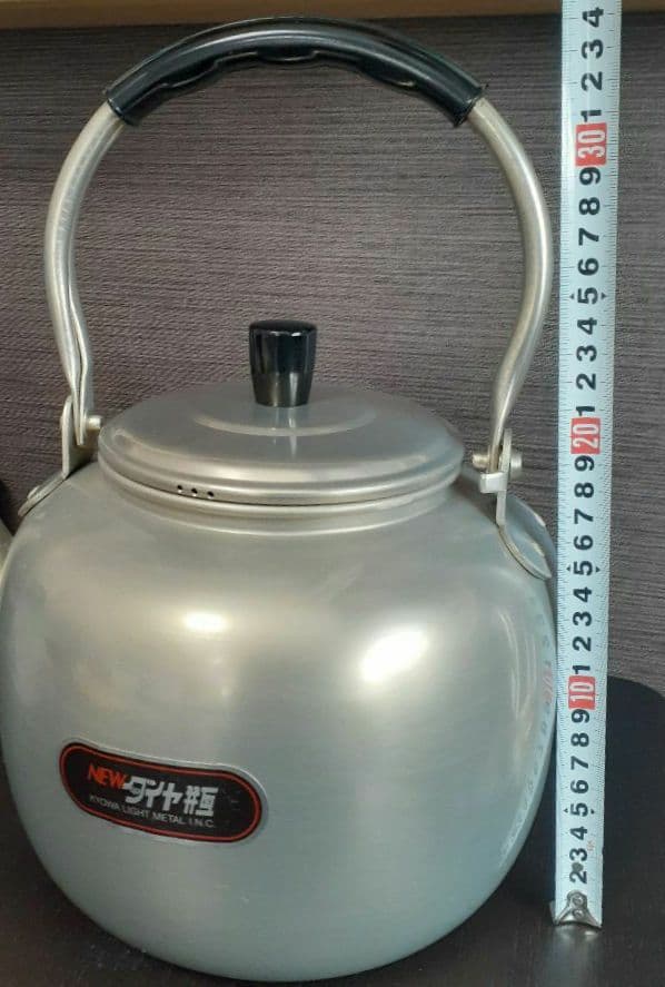 アルミ製　やかん　6.6リットル　レトロ