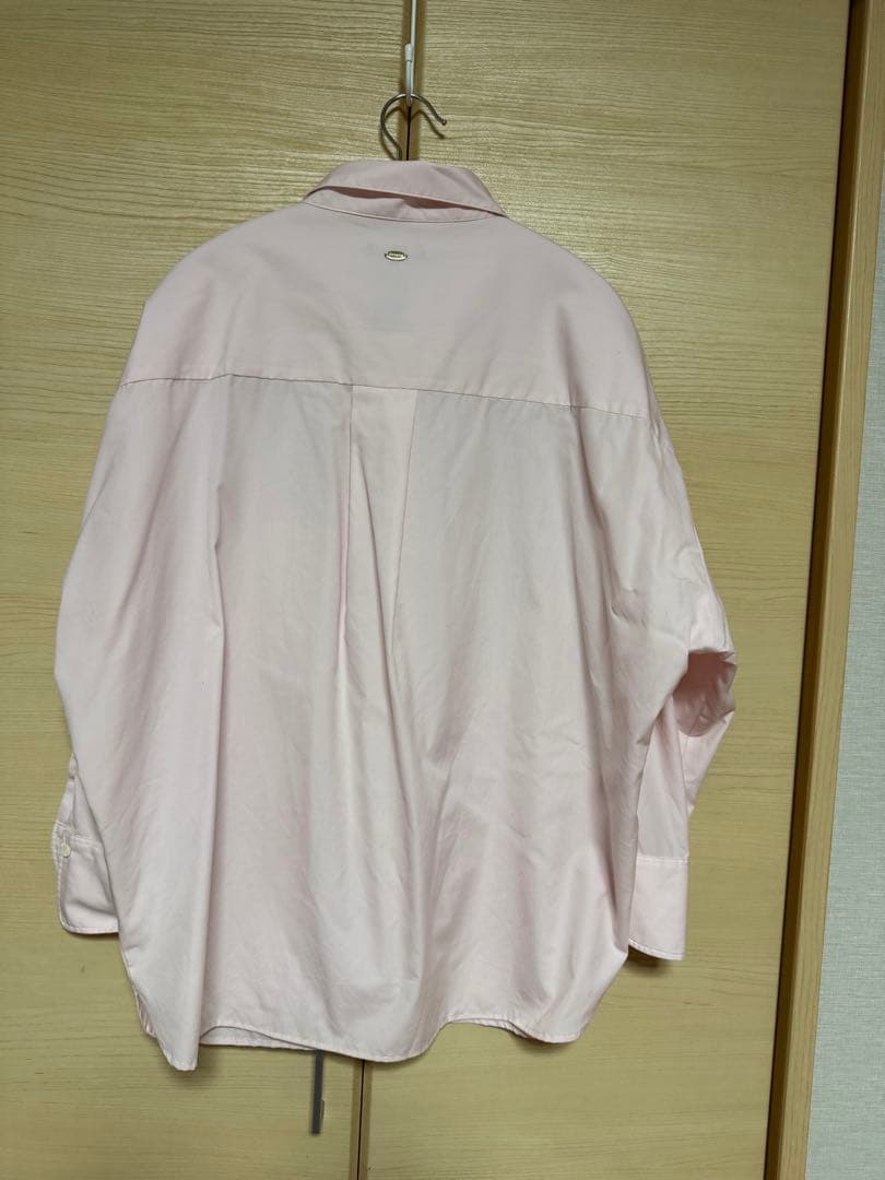 anuans スタンダードシャツ　ピンク