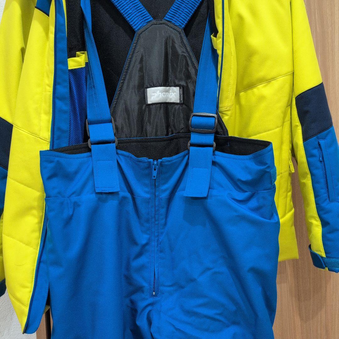 160 phenix 子ども用 スキーウェア セットイエロー/ブルー