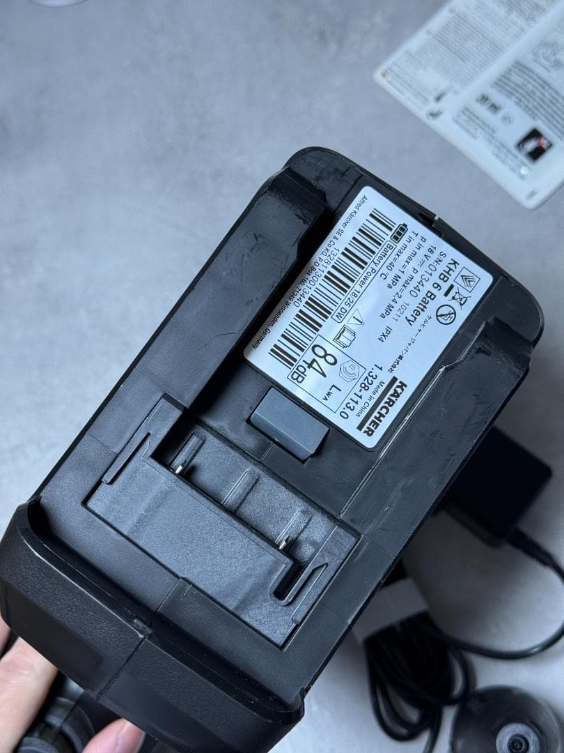 ケルヒャー 高圧洗浄機 KHB 6 動作品（ほとんど使用してない美品）