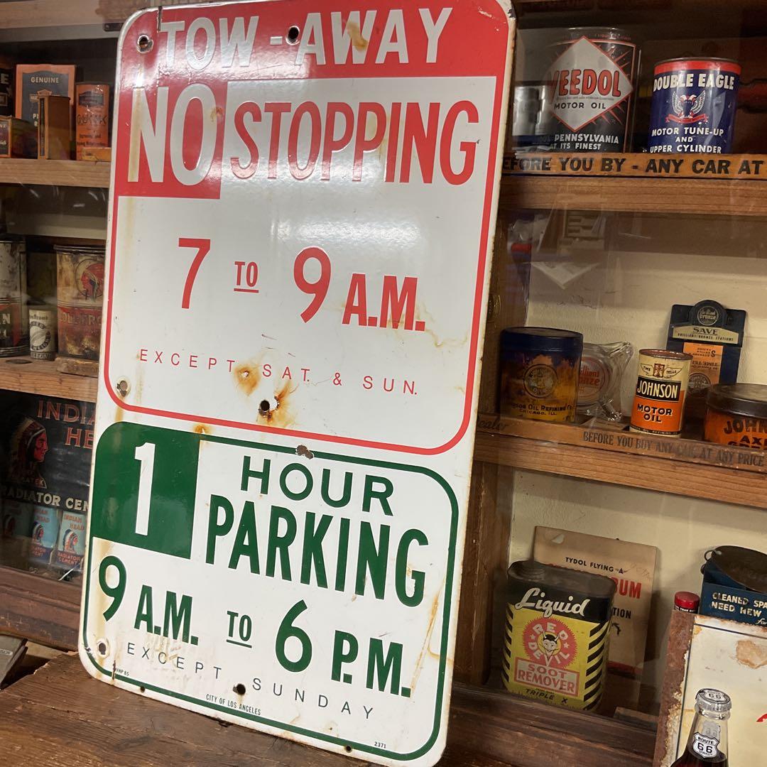 LAストリート看板　琺瑯製