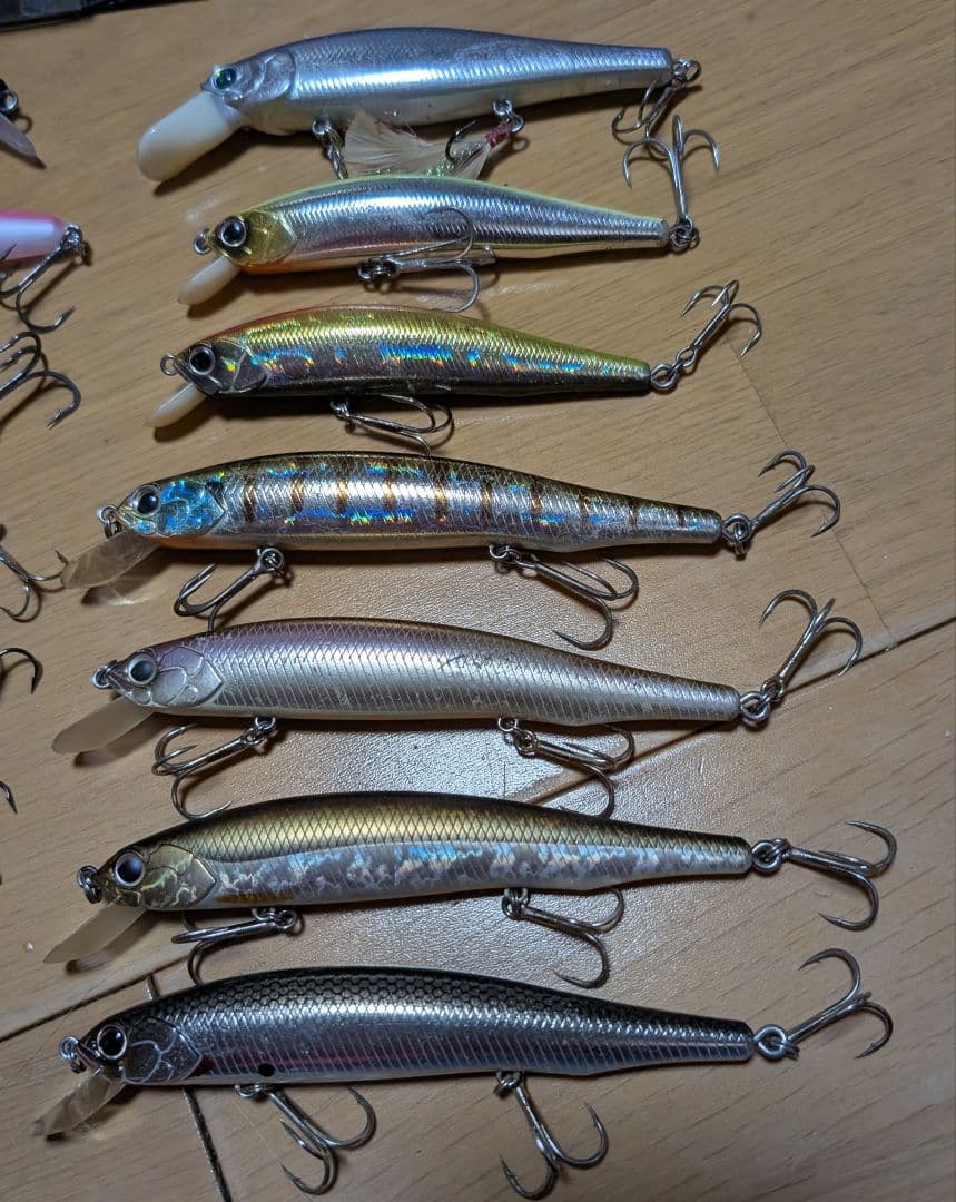 エバーグリーン　メガバス　ハイドアップなど　ミノー　シャッド　セット