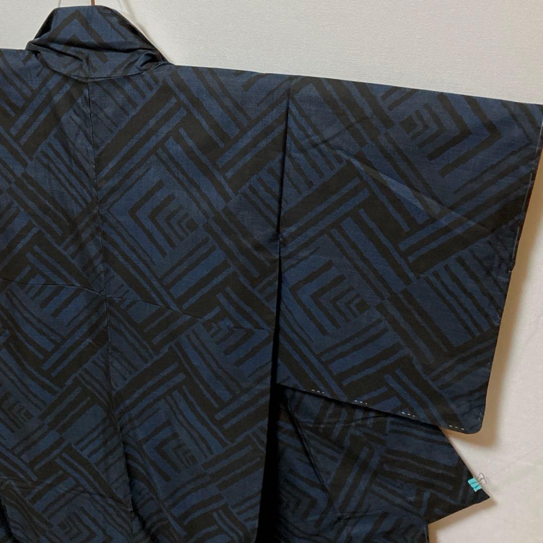 はなうさぎ　本場大島紬【都喜ヱ門】藤絹織物 純泥染 正絹 証紙付