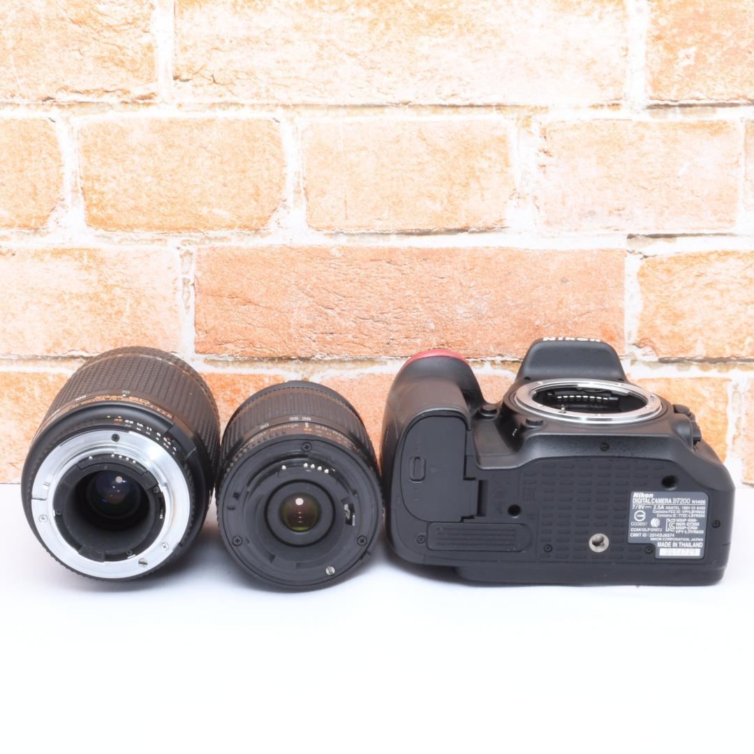 遠くも撮れる超望遠レンズ✨ニコン D7200✨高画質✨ダブルレンズセット