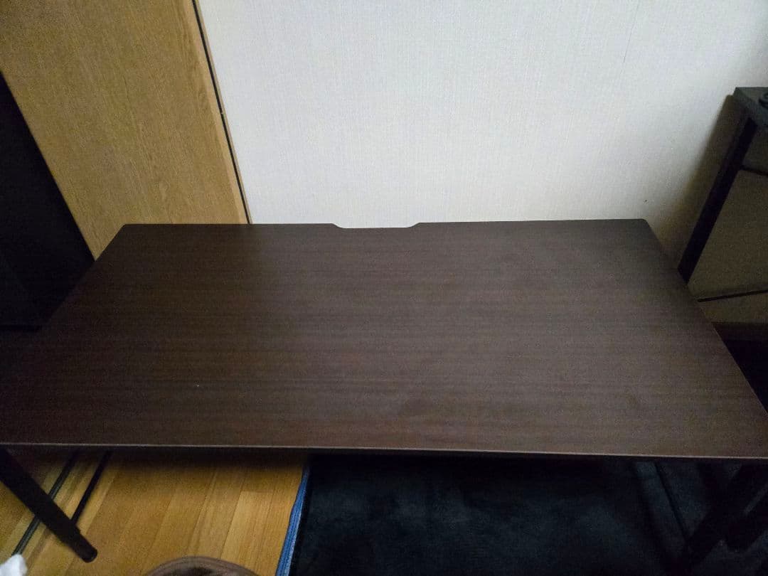 引き取り限定　ダークブラウン長方形テーブル