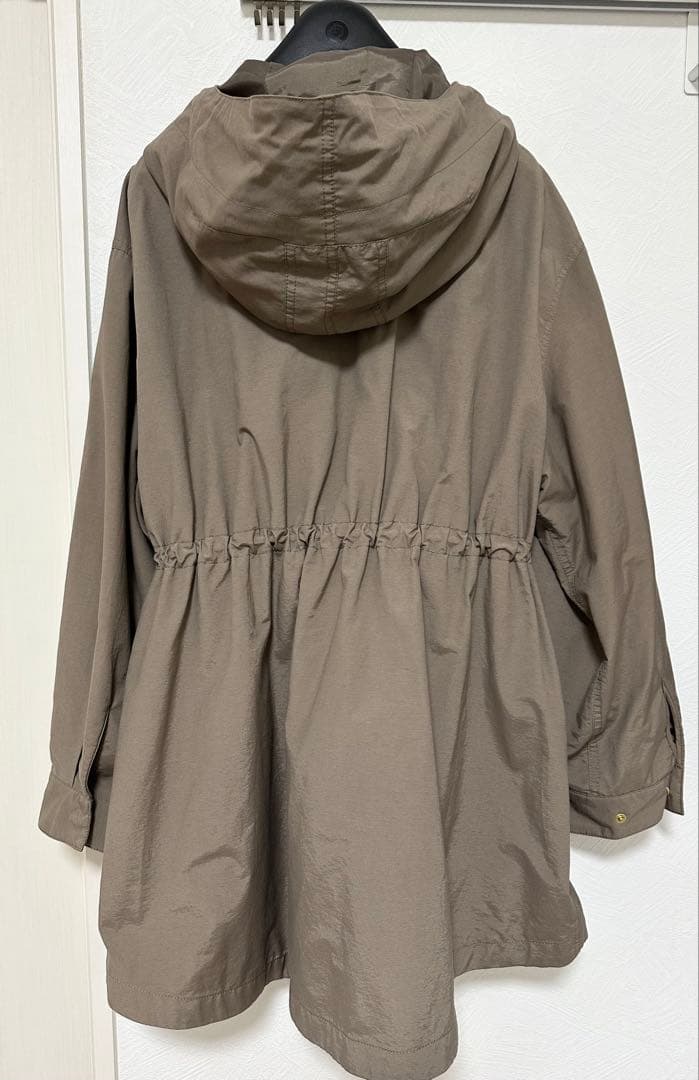 バンヤードストーム　ベージュ フード付き モッズコート