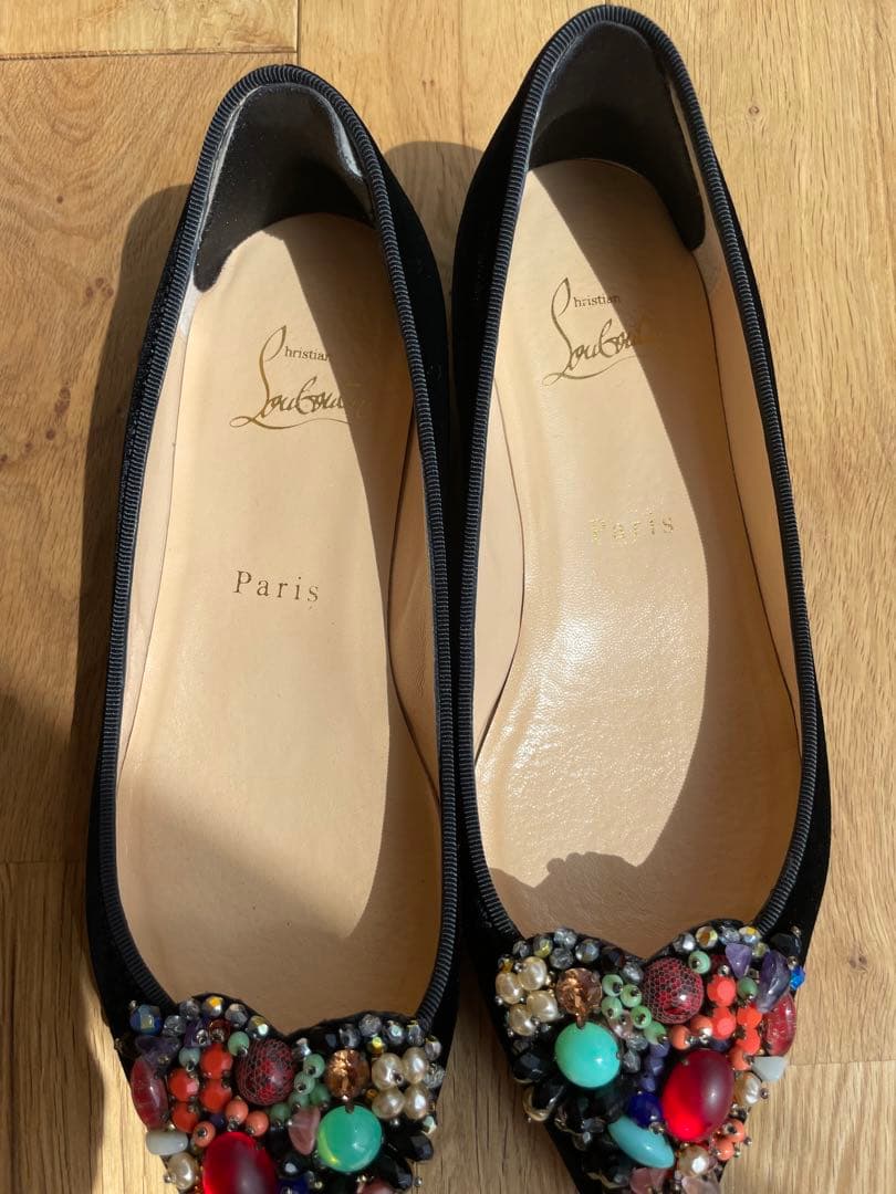 クリスチャンルブタン　フラットシューズ　23cm