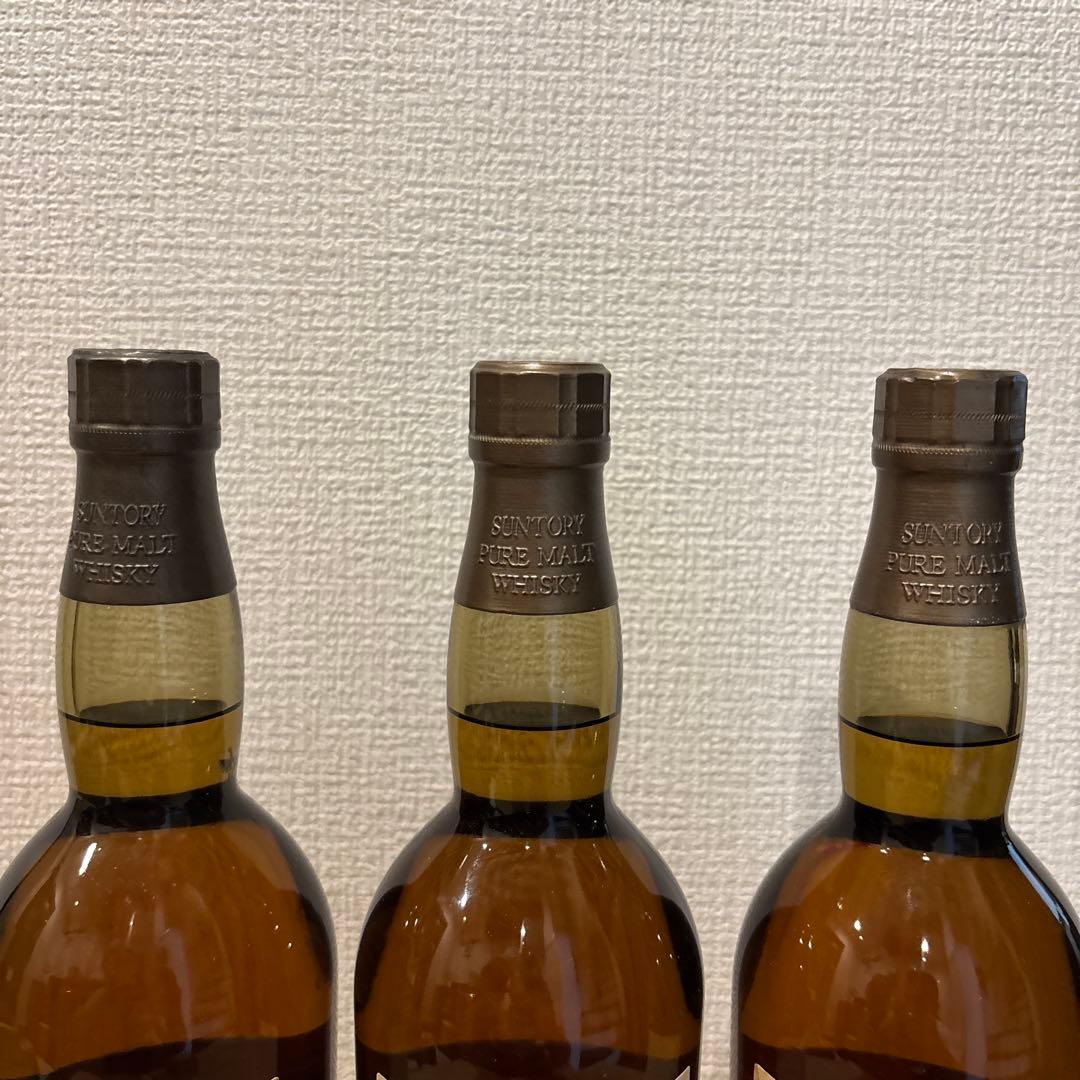 サントリーピュアモルトウイスキー　木桶仕込　3点セット　未開封