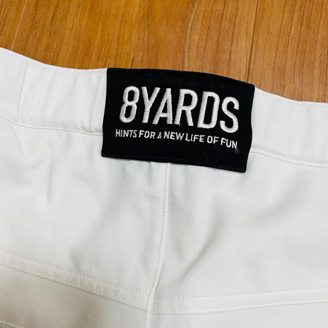 8yards セットアップ　ライトグレー　ホワイト　2XL ゴルフ