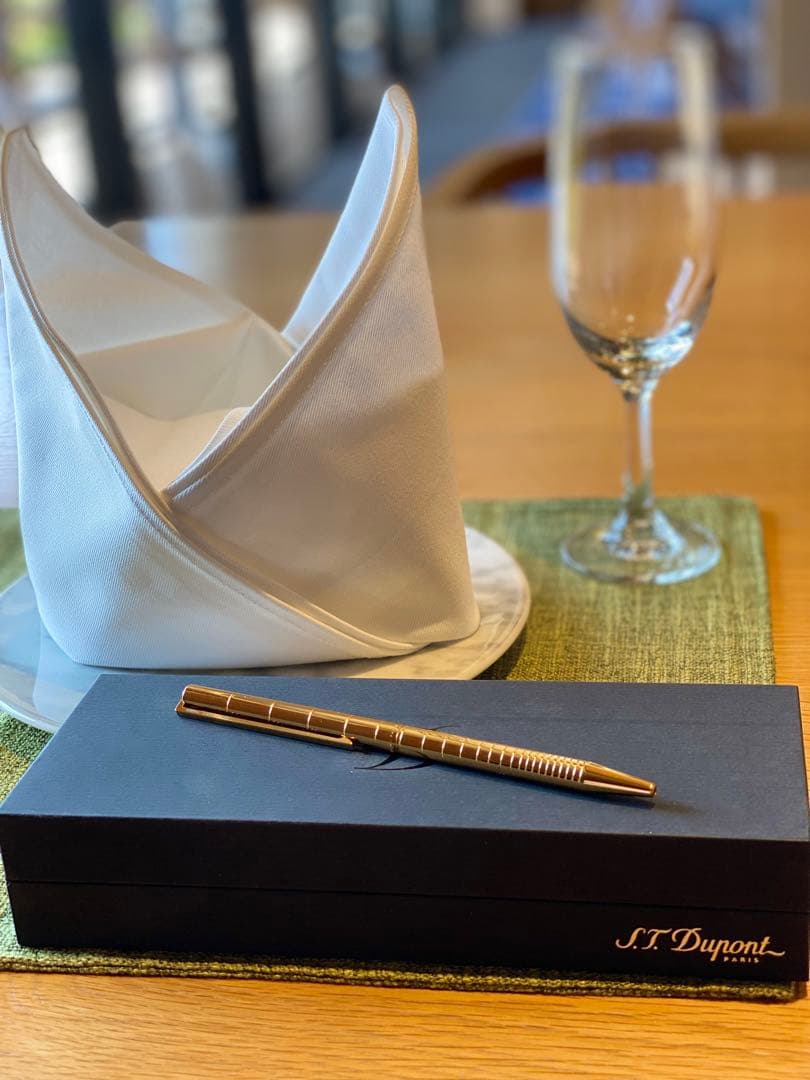 【新品】STデュポン ゴールドプレートボールペン フレンチレアコレクション