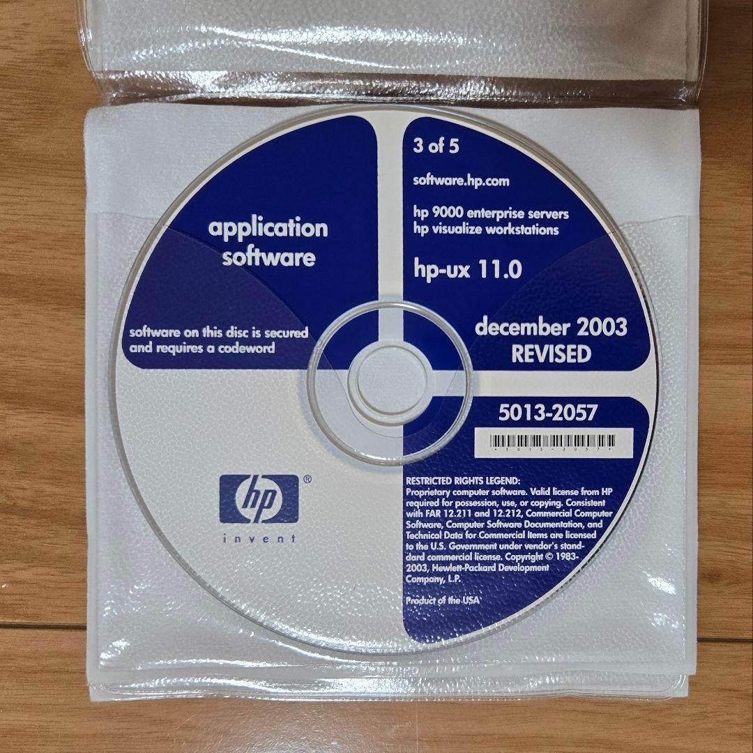 hp-ux 11.0 operating system　メディア9枚