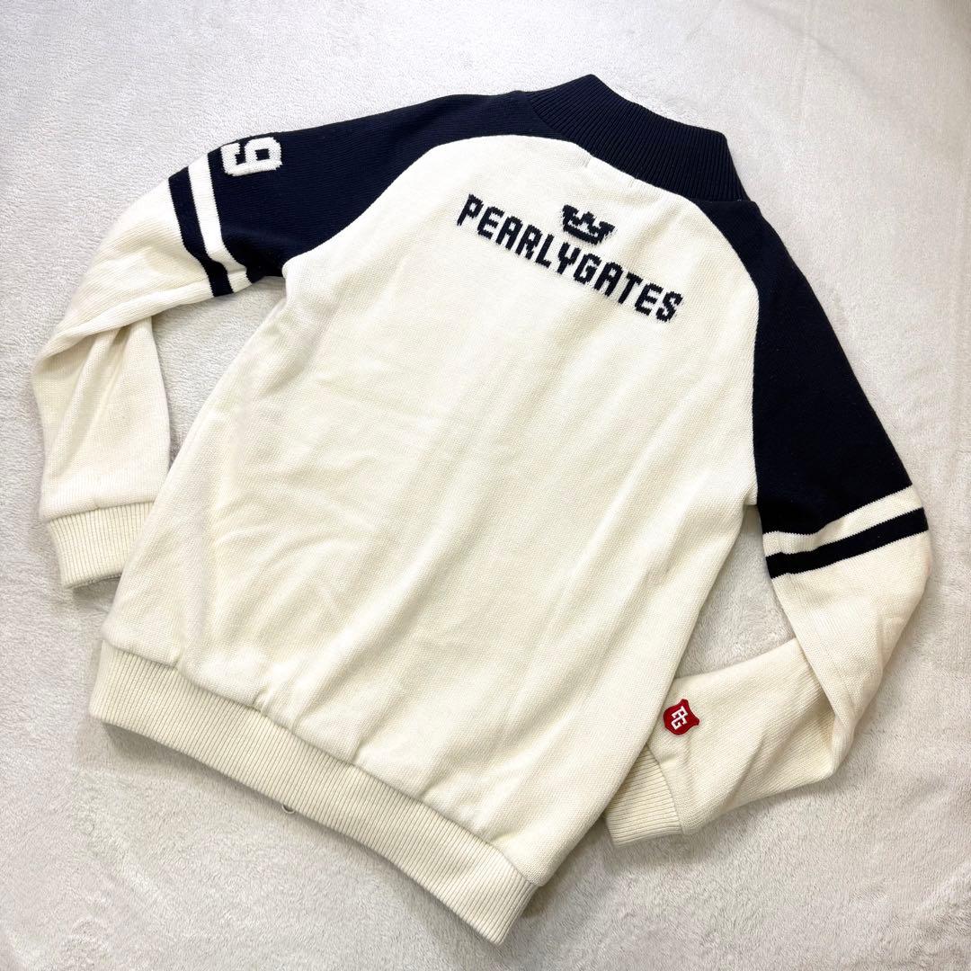 PEARLY GATES ウール混 裏地付き ニットジップジャケット M 日本製