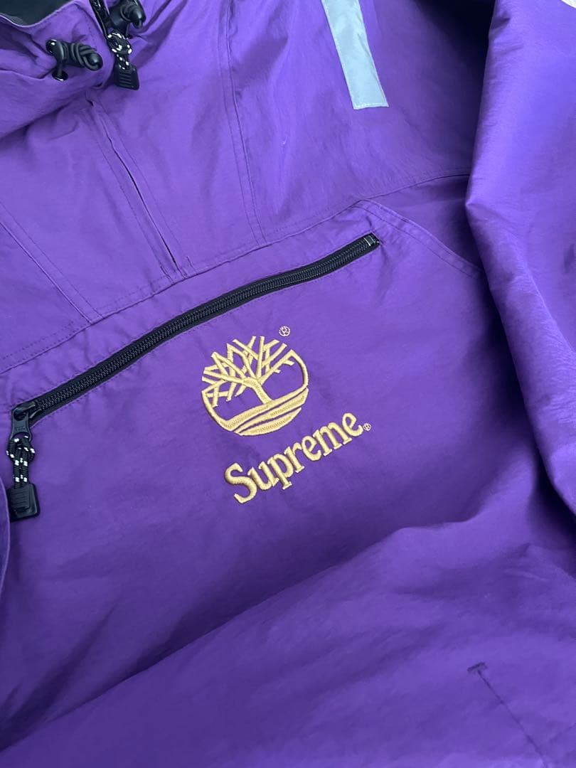 Supreme×Timberlandアノラックセットアップ キャップ パープル