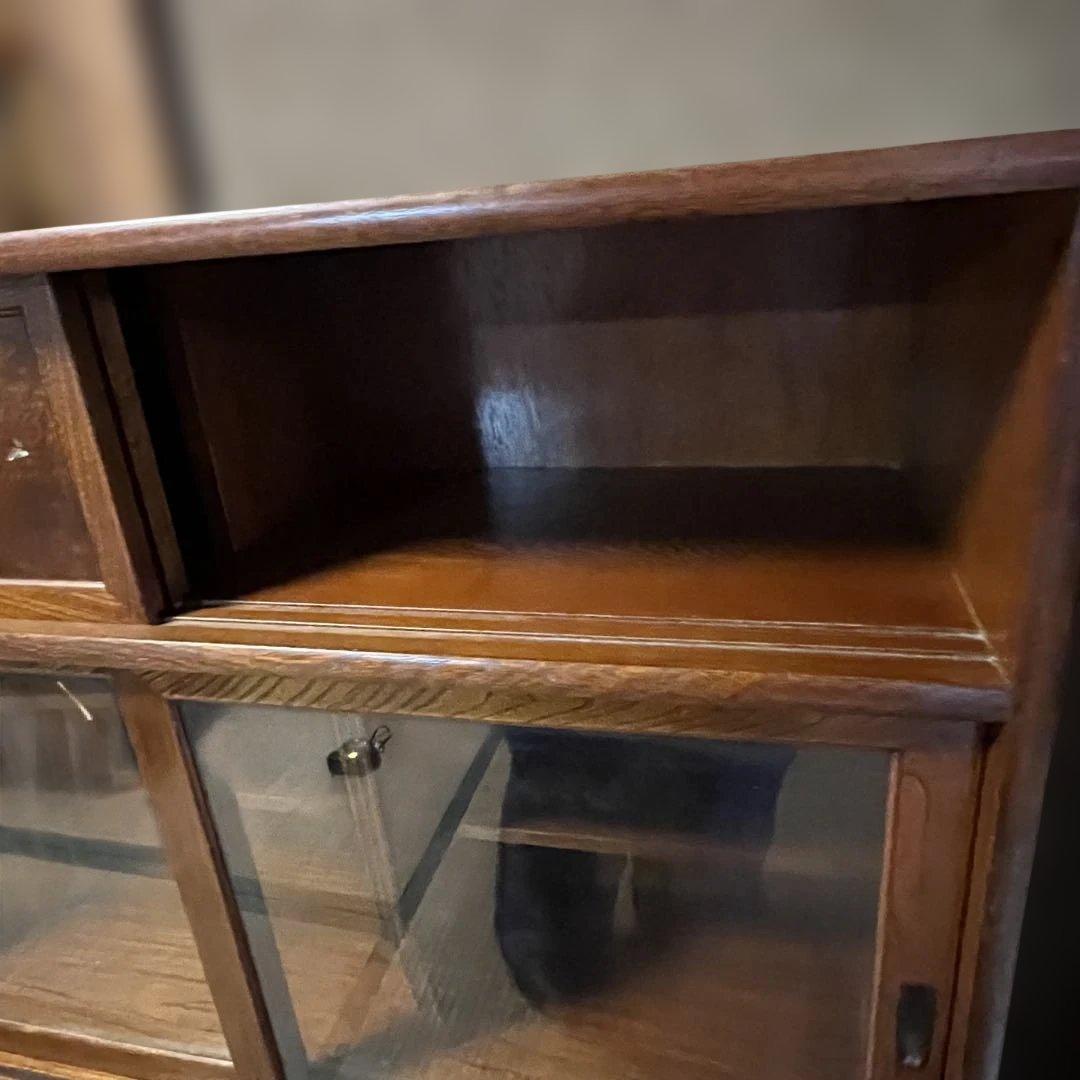 和家具 茶棚 サイドボード 水屋箪笥 木製収納