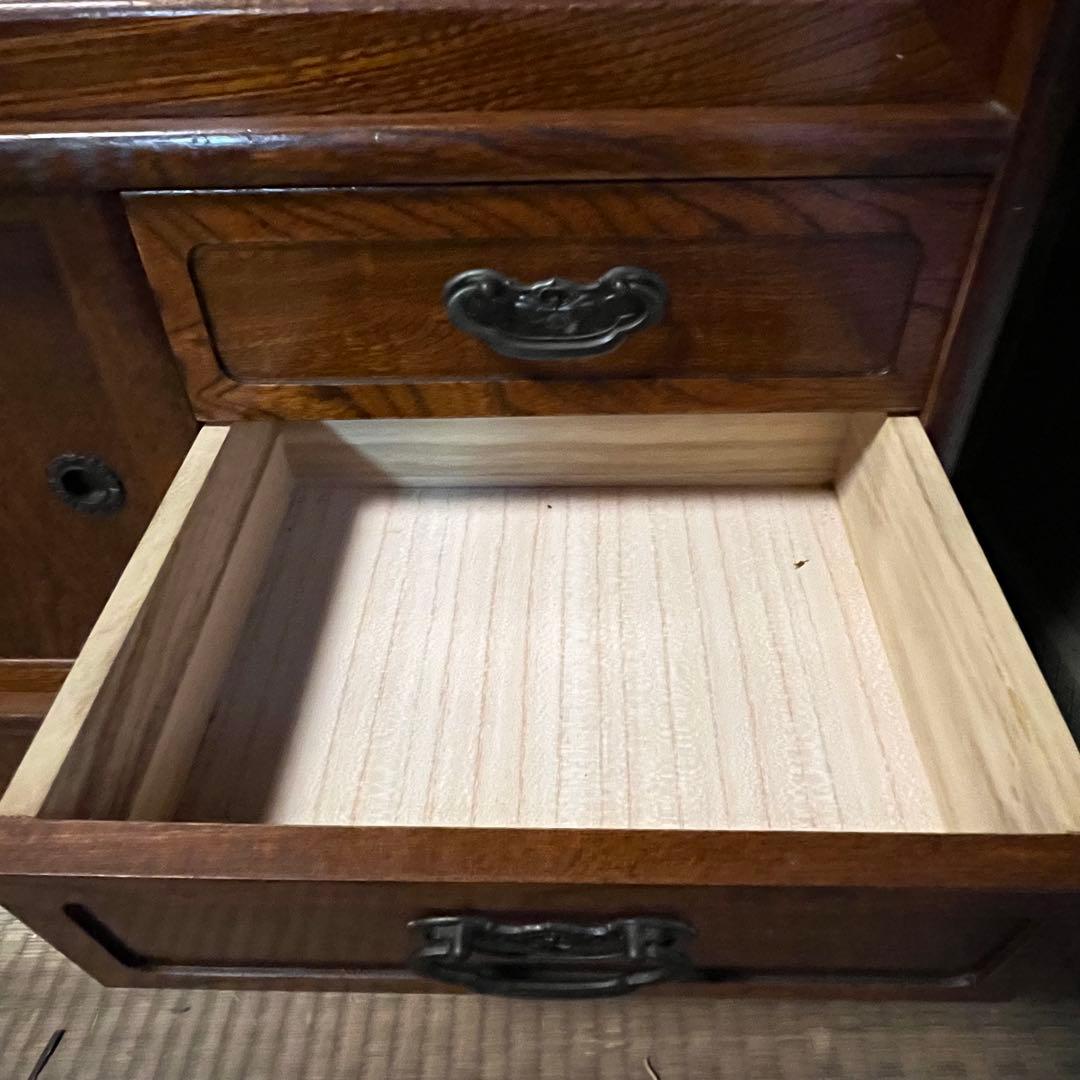 和家具 茶棚 サイドボード 水屋箪笥 木製収納