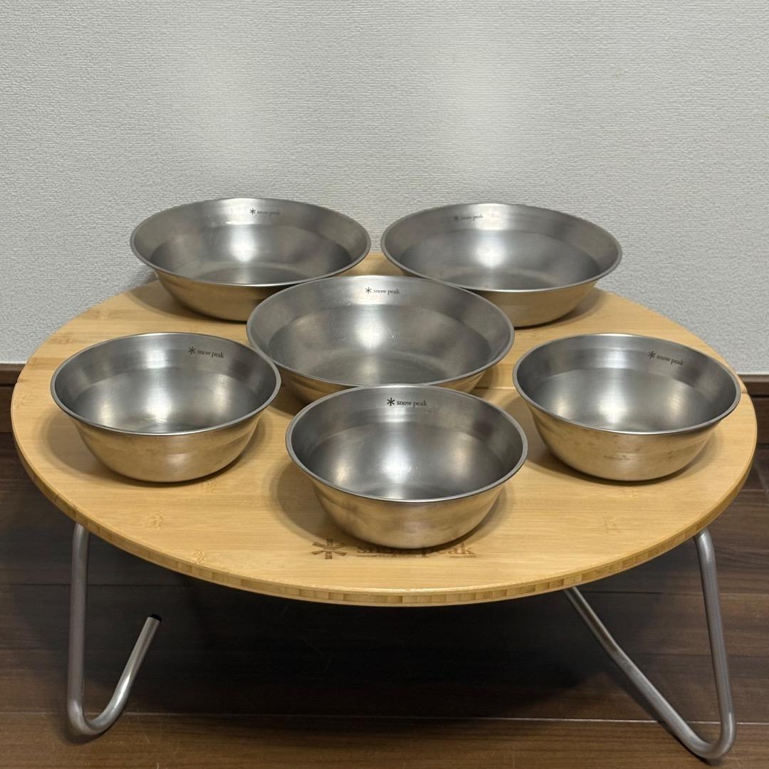  peak ステンレス食器セット 10点　メッシュケース付き