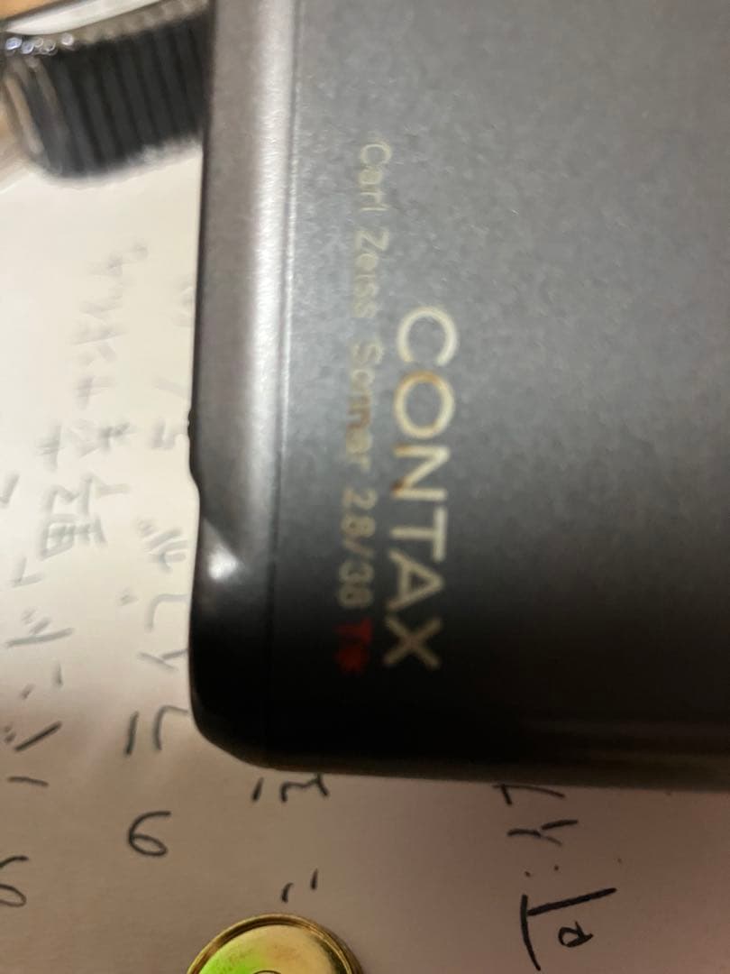 ジャンク　CONTAX T2 コンパクトカメラ Titan Silver