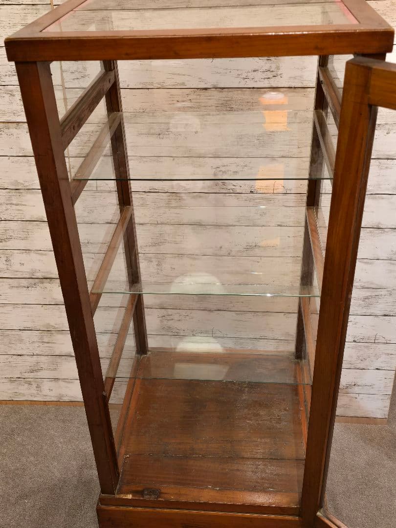 プ*い様 ガラスケース　昭和レトロ　古家具　パンケース　店舗什器　ショーケース