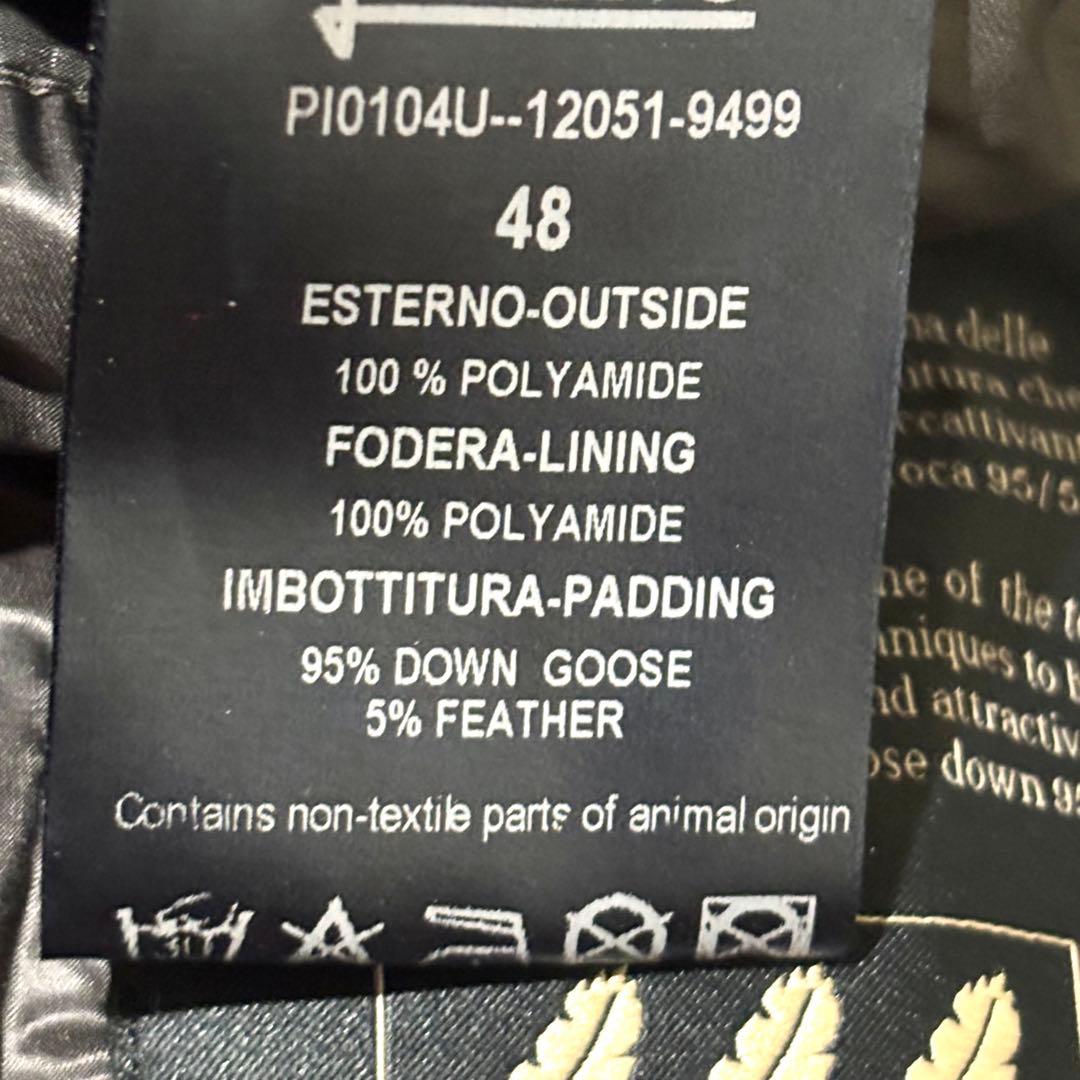 HERNO ヘルノ N-3B ダウンジャケット 48 ブラック フーディー