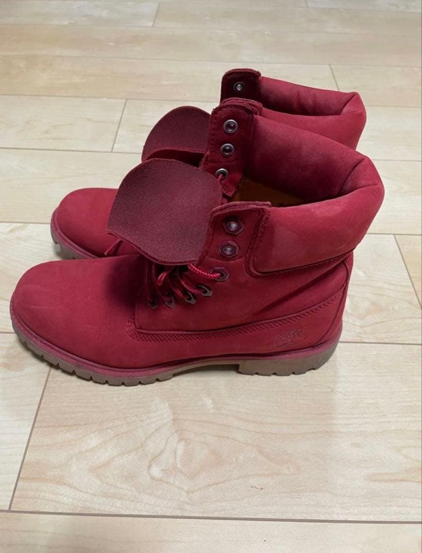 Timberlandブーツ 赤 レッド