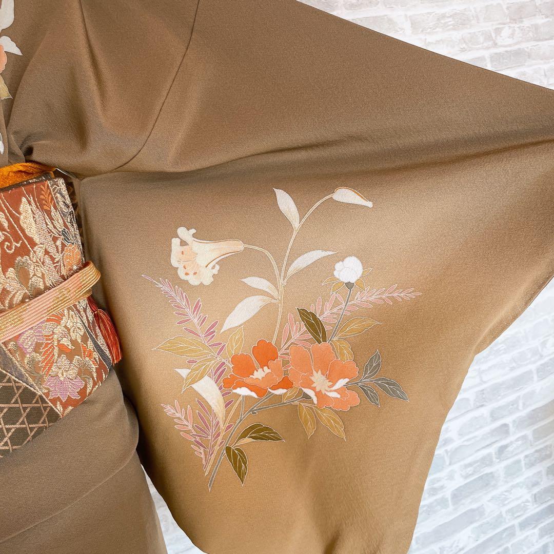 訪問着　フルセット　四季折々　咲き誇る花々　入学式　卒業式　着物　L3