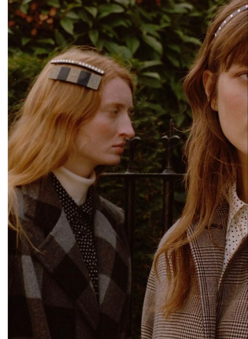 【新品未使用】アレクサンドルドゥパリ× J&M グリッター ゴールド バレッタ