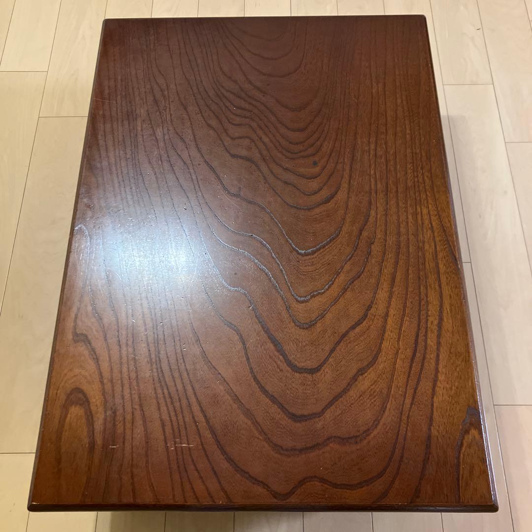 木製座卓 ダークブラウン シンプル折りたたみ式