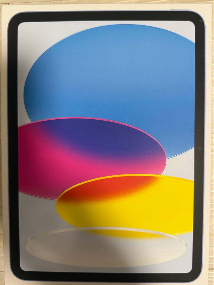 【極美品】iPad（第10世代） 64GB ブルー　保護フィルム