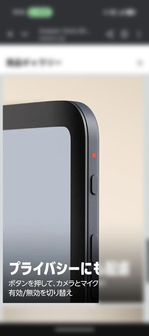 モモックスさん専用EchoShow11 本体グレーシャホワイトスタンド付き