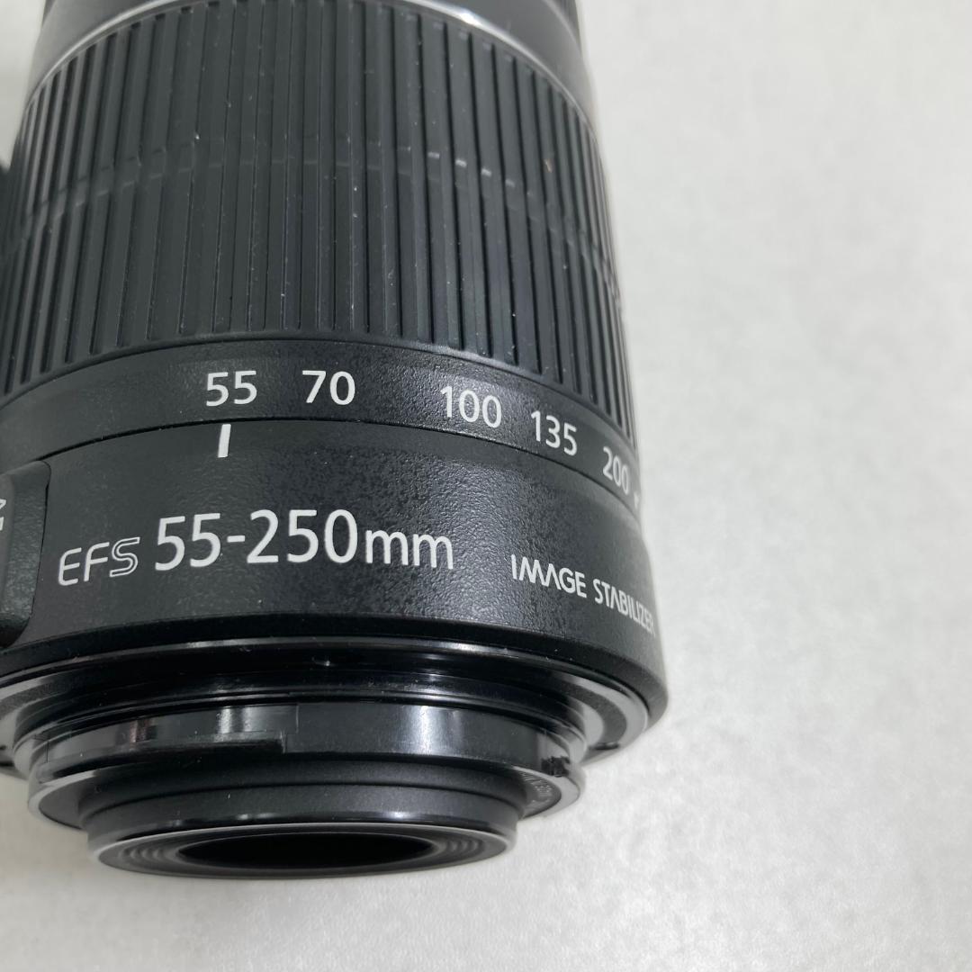 美品　Canon　ズームレンズ　EF-S55-250mm F4-5.6 IS