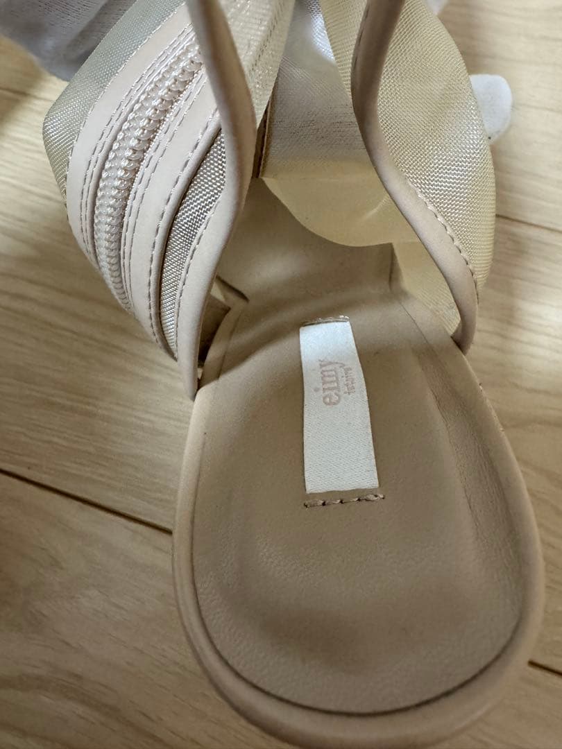 エイミーイストワール EIMY ISTOIRE オープントゥシアーロングブーツ