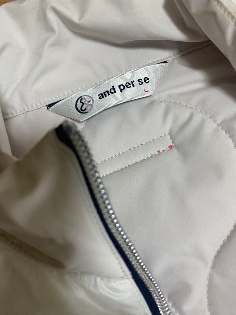 美品⭐︎and per seアンパスィ　ノースリーブベストワンピースＬキャロウェイ