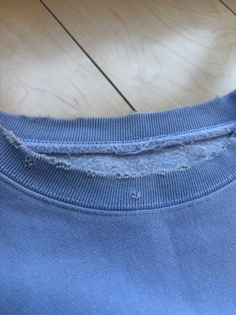 週末値下げ！ANCELLM DYED DAMAGE SWEAT SHIRT