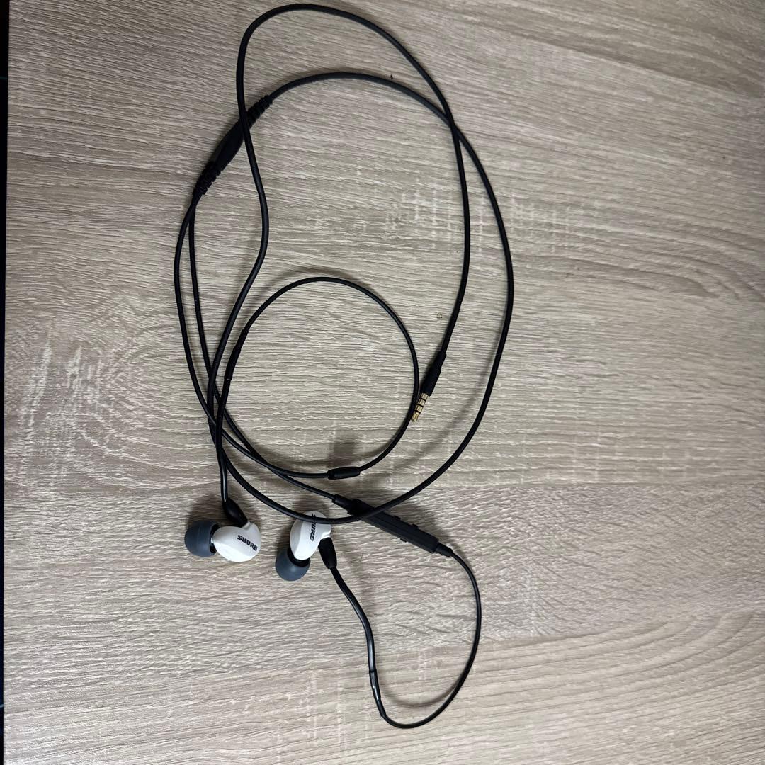 SHURE 有線イヤホン 音量調整ボタン付き