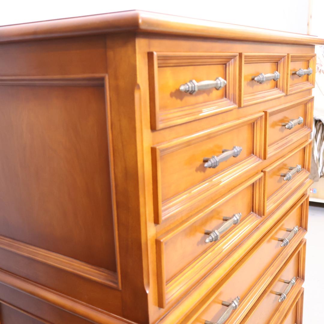 横浜クラシック家具 ダニエル 整理タンス 樺桜無垢材 アーリーアメリカン