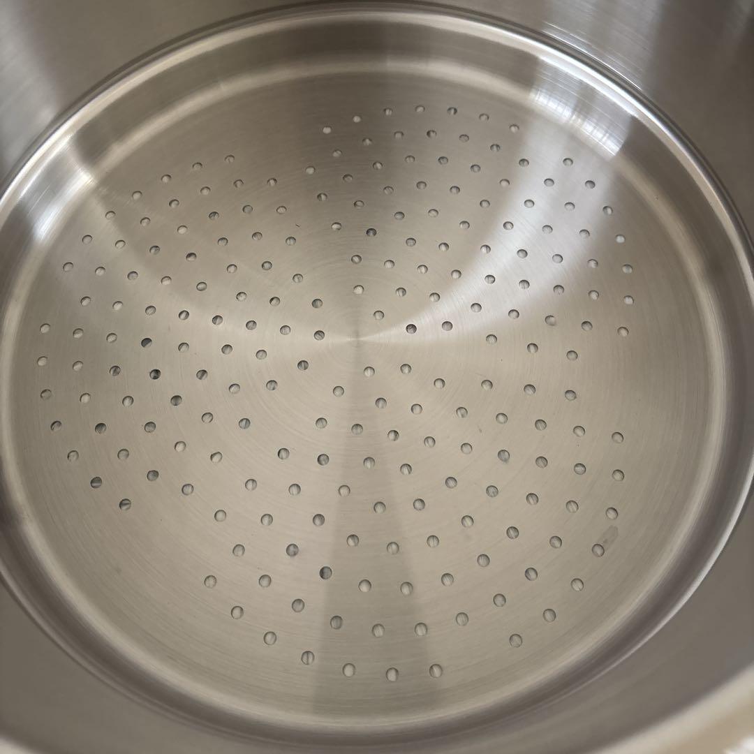 CRISTEL クリステル24cm 深鍋・蒸し器・クッキングバスケット4点セット