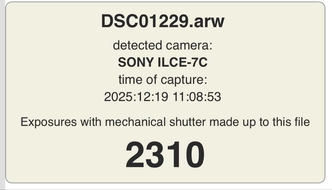SONY α7c ボディのみ