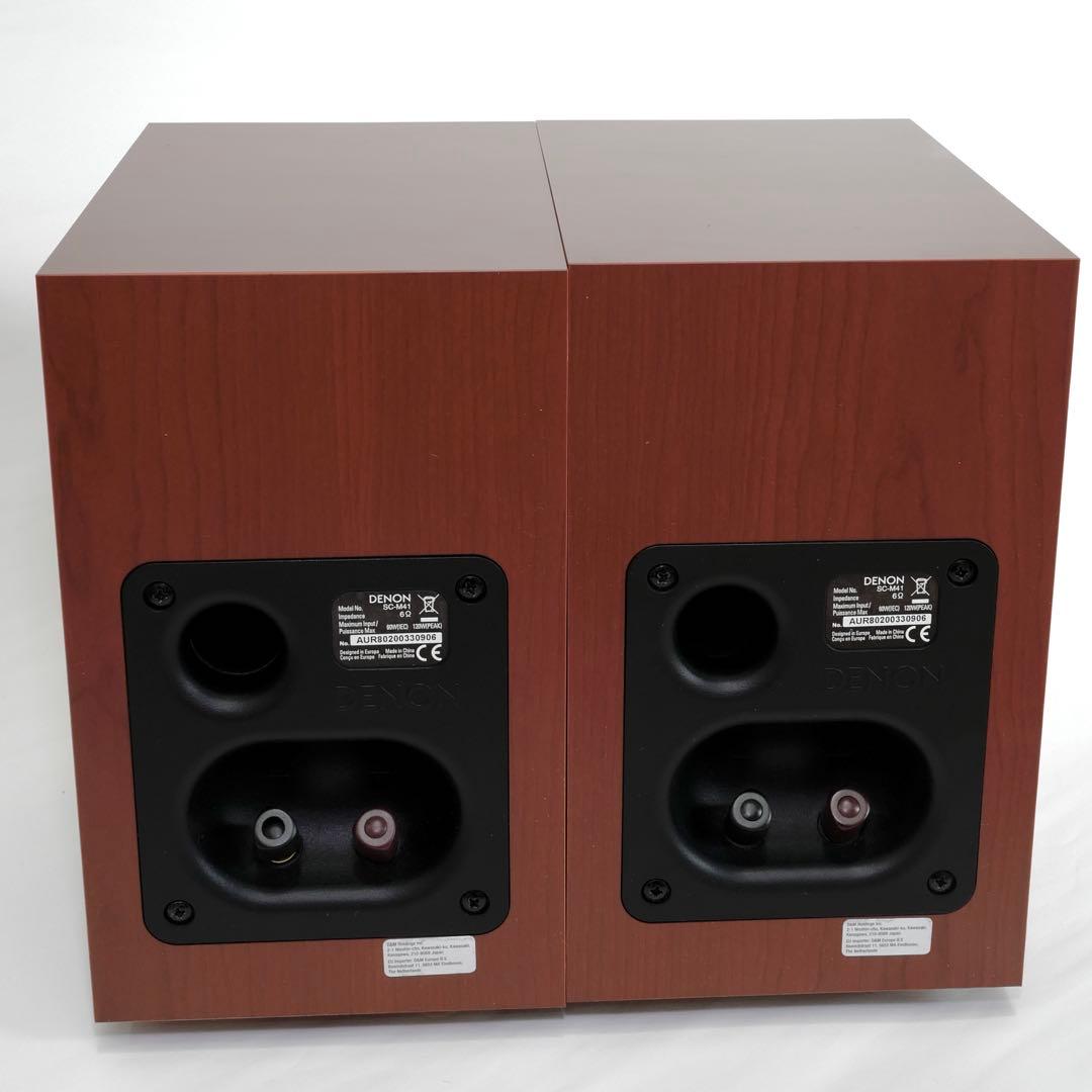 デノン DENON スピーカー Mシリーズ チェリー ペア SC-M41