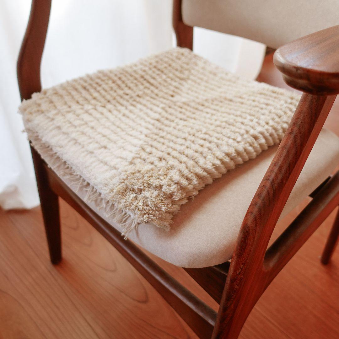 ノッティング織 椅子敷き 001