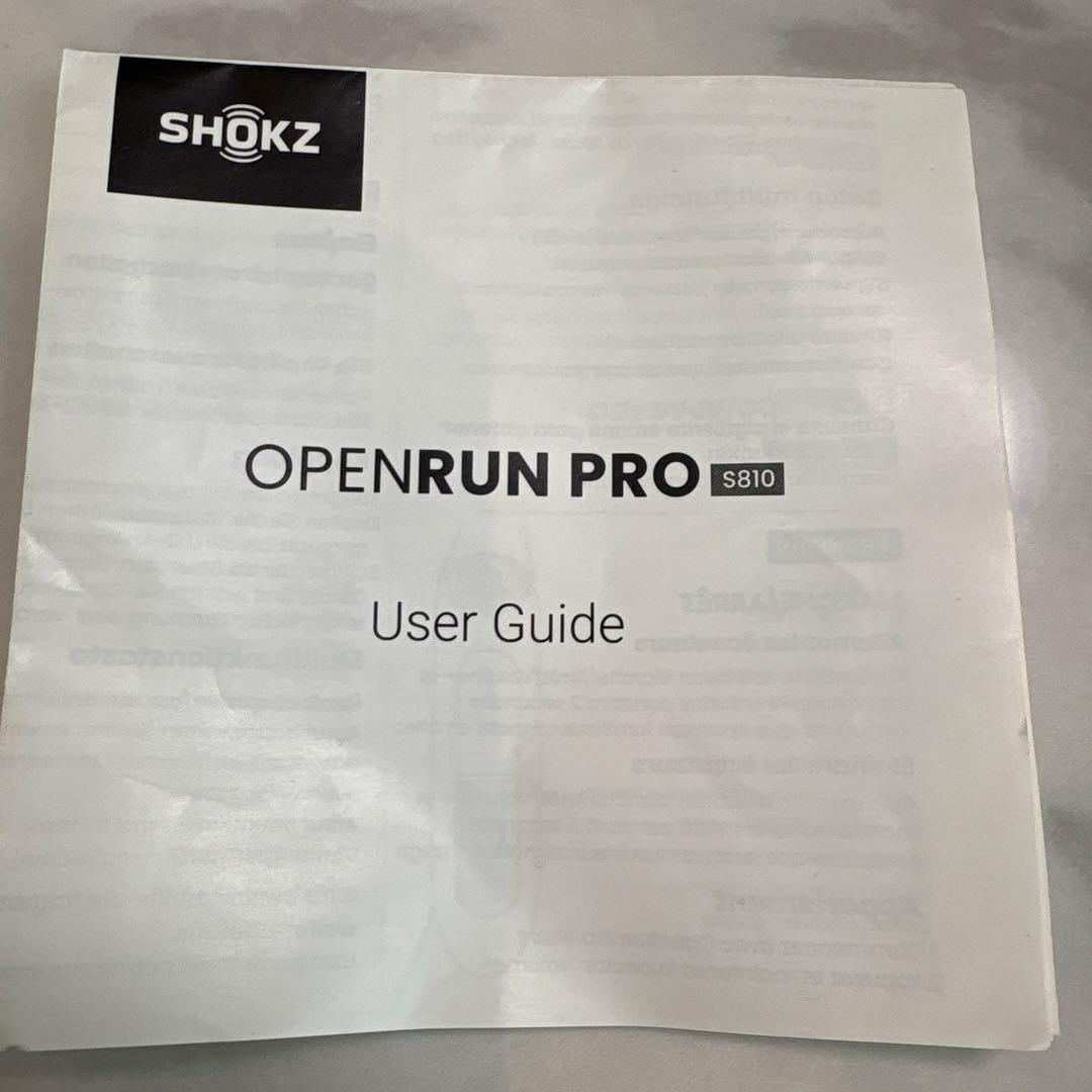 イヤホン SHOKZ OPENRUN PRO s810