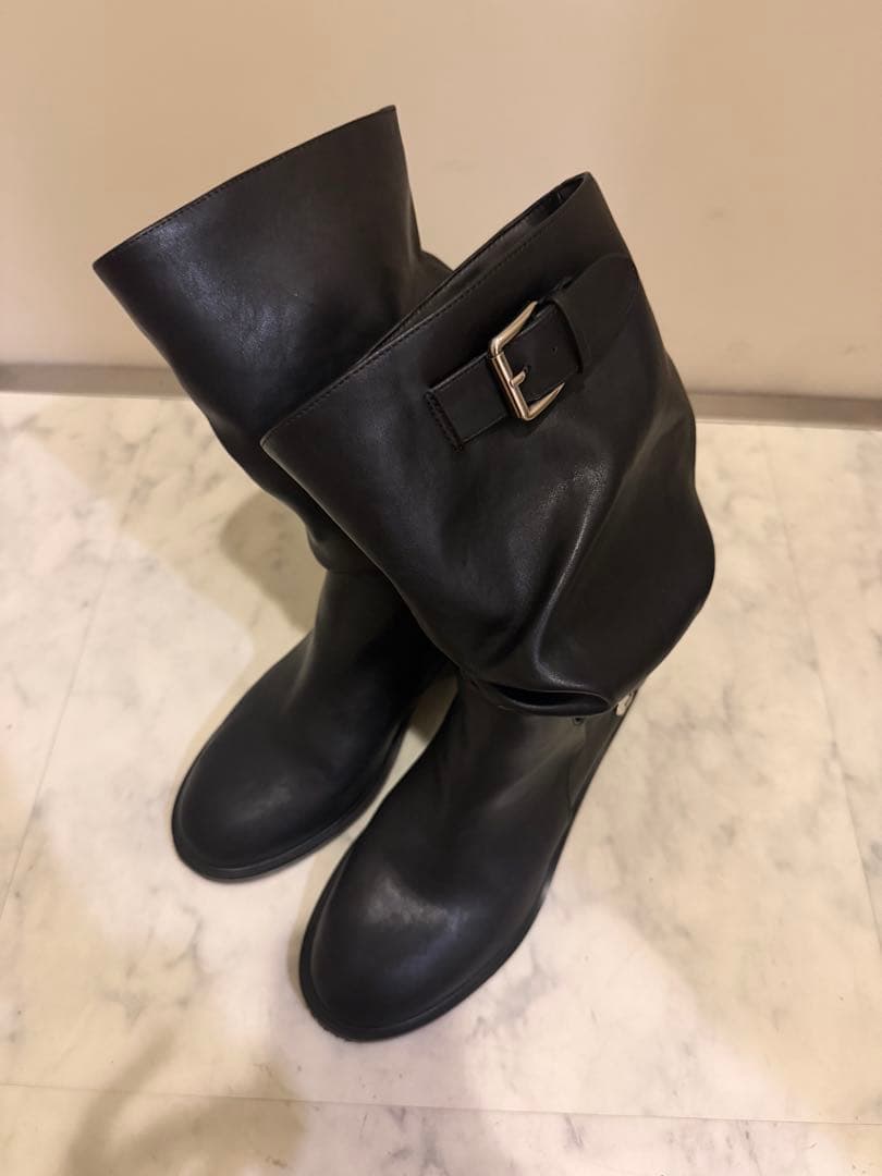 SNIDEL スナイデル ルーズバックルショートブーツ