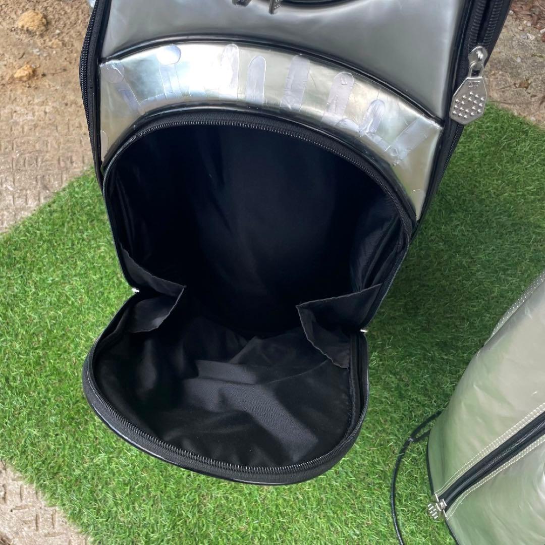 PUMA プーマ 9.0型 スタッフ キャディバッグ 5分割 (SILVER)