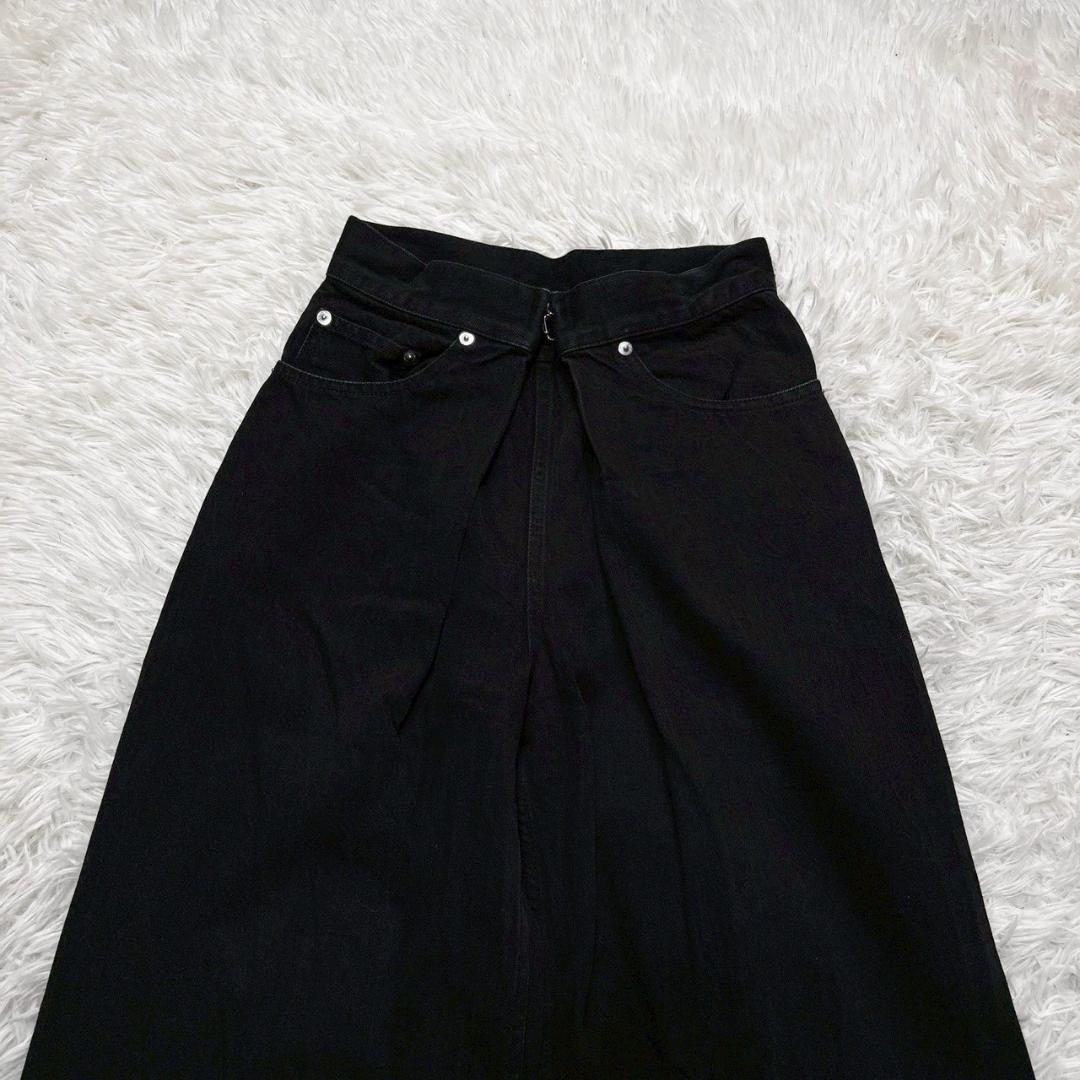 JOHN LAWRENCE SULLIVAN　ブラック　ワイドデニム 　XS