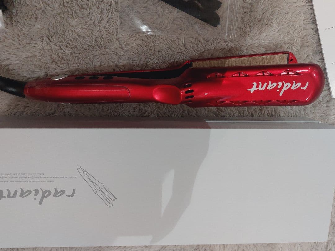 ラディアント　ストレートアイロン　35mm　リニューアル品　付属品完備　1度使用