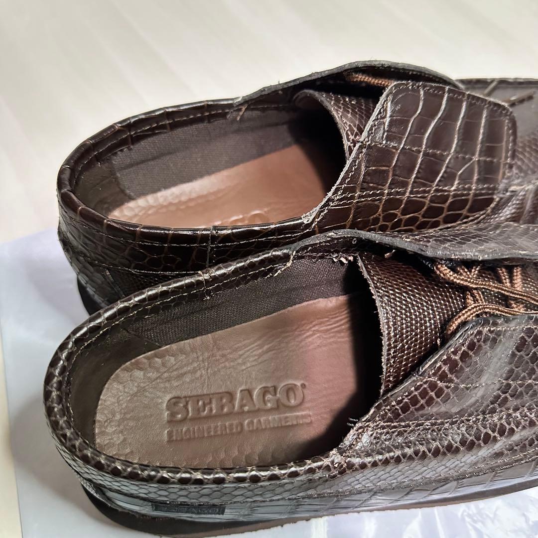 ほぼ未使用☆SEBAGOコラボ☆レザーシューズ☆EU43☆ブラウン