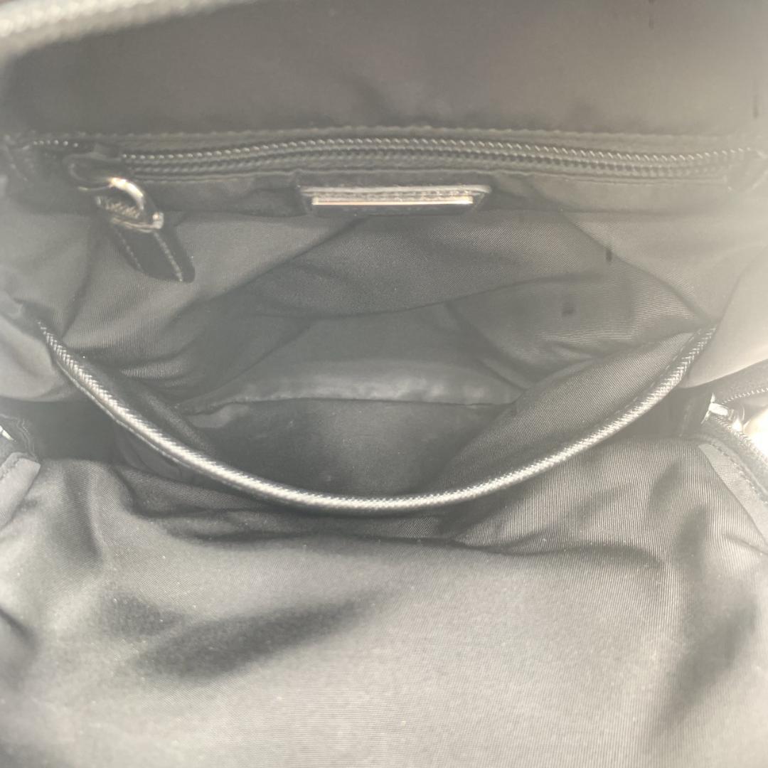 プラダ PVC ナイロン ボディバッグ ワンショルダー 1BZ026 シルバー