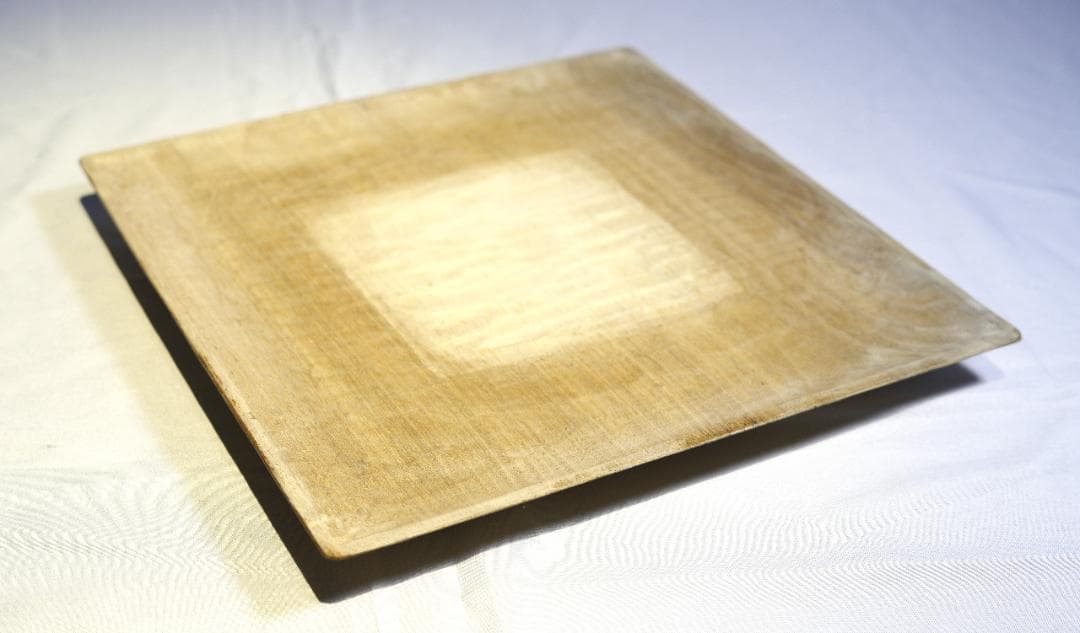 値下げ　三谷龍二　木皿　白漆　中古