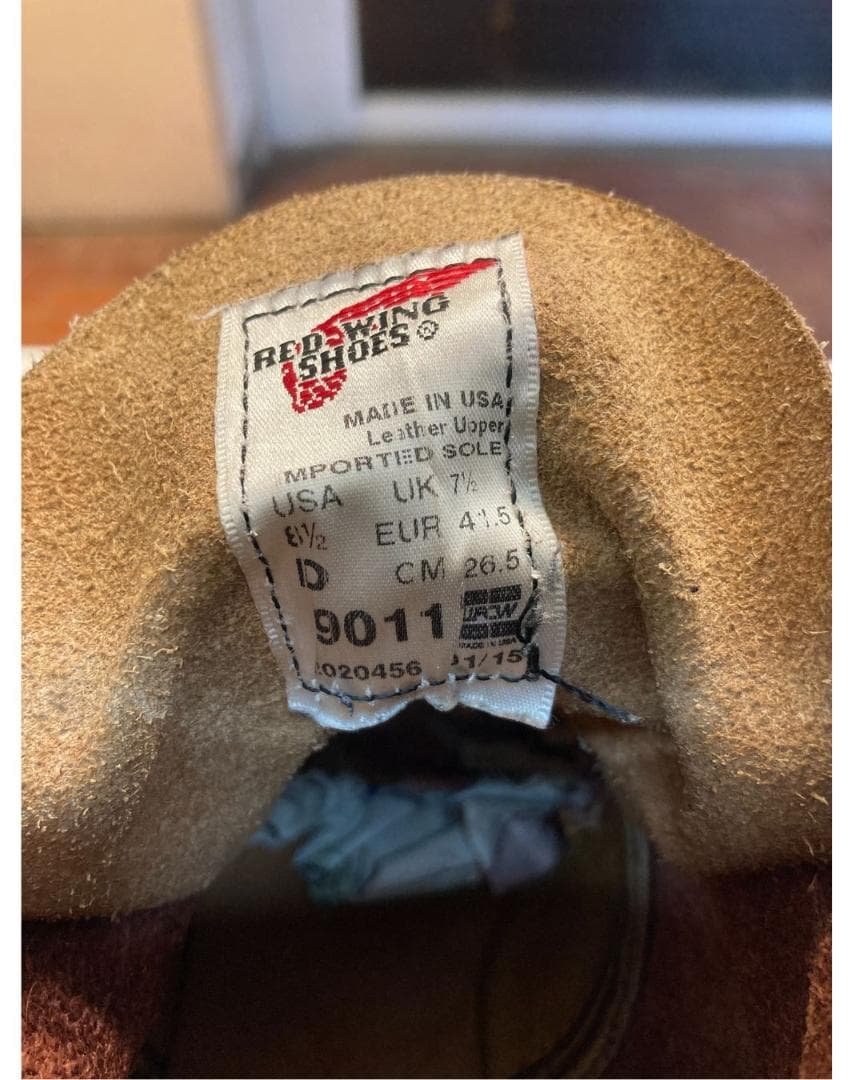 T*R様 【美品】レッドウイング9011ベックマン26.5