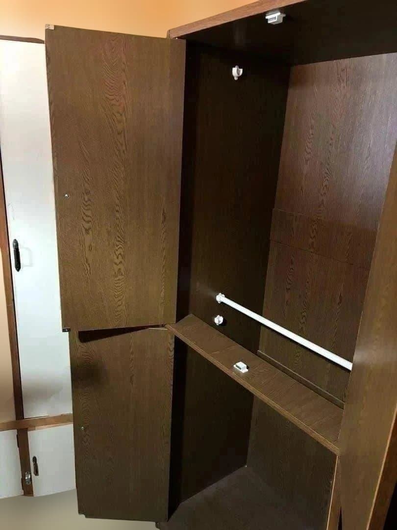 クローゼット 収納棚 洋服タンス ワードローブ ハンガーラック付